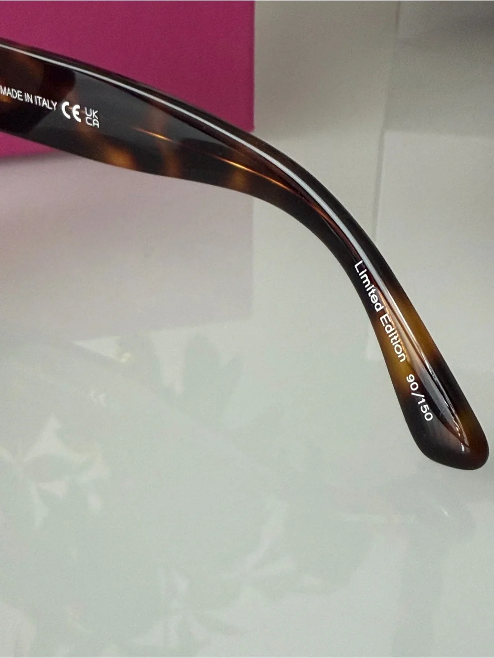 Pucci cat eye brown tortoise rhinestone sunglasses